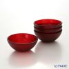 Vetro Felice ヴェトロ フェリーチェ グリッター ミニボウル 9cm レッド 4個セット