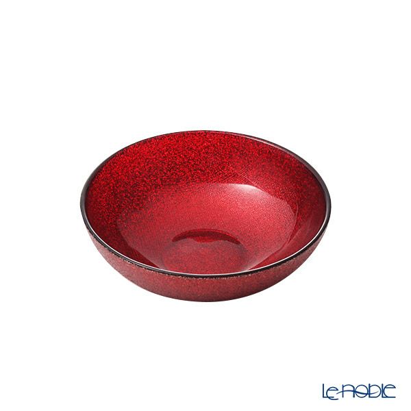 Vetro Felice ヴェトロ フェリーチェ グリッター ロウボウル 14cm レッド ペア