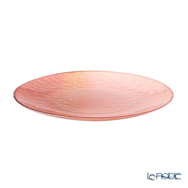 Vetro Felice ヴェトロ フェリーチェ ホライズン プレート 28cm ピンク 6枚セット