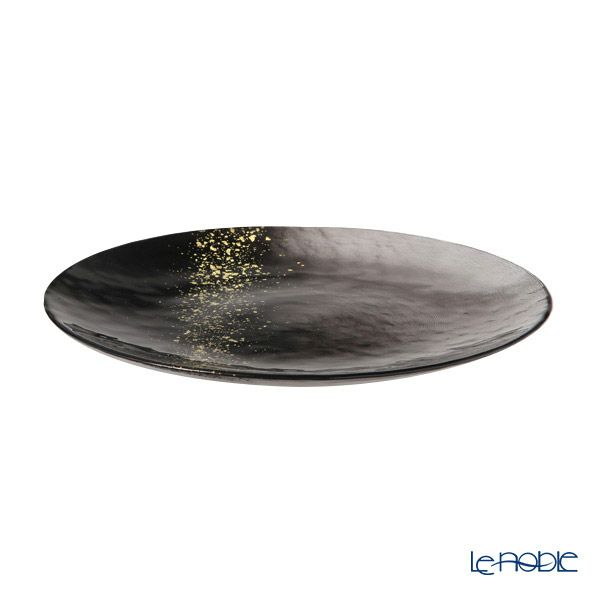 Vetro Felice ヴェトロ フェリーチェ ホライズン プレート 28cm ブラック 6枚セット