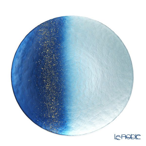 Vetro Felice ヴェトロ フェリーチェ ホライズン プレート 28cm ブルー 6枚セット