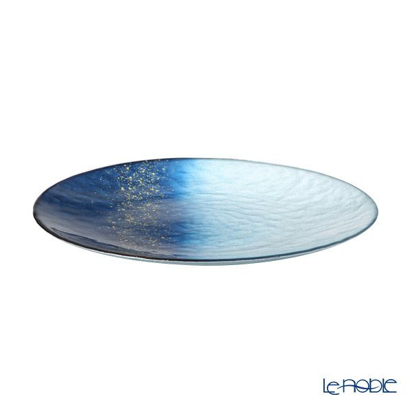 Vetro Felice ヴェトロ フェリーチェ ホライズン プレート 28cm ブルー 6枚セット