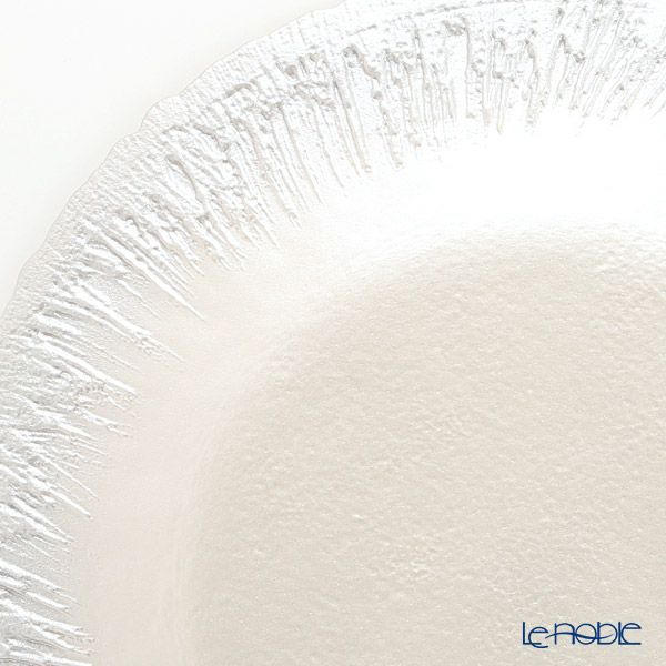 Vetro Felice ヴェトロ フェリーチェ フラッシュ プレート 15cm ホワイトパール＆ジンジャー 4枚セット