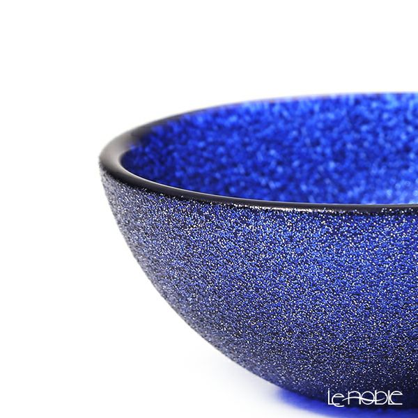 Vetro Felice ヴェトロ フェリーチェ グリッター ミニボウル 9cm ダークブルー 4個セット