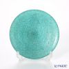 Vetro Felice ヴェトロ フェリーチェ グリッター プレート 14cm アクアブルー 4枚セット