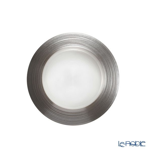 Vetro Felice ヴェトロ フェリーチェ サークル プレート 15cm グレー 4枚セット