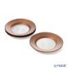 Vetro Felice ヴェトロ フェリーチェ サークル プレート 21cm ブラウン 4枚セット