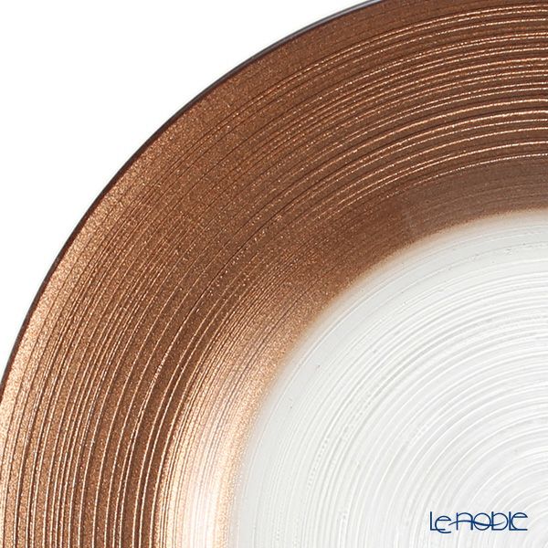 Vetro Felice ヴェトロ フェリーチェ サークル プレート 21cm ブラウン 4枚セット