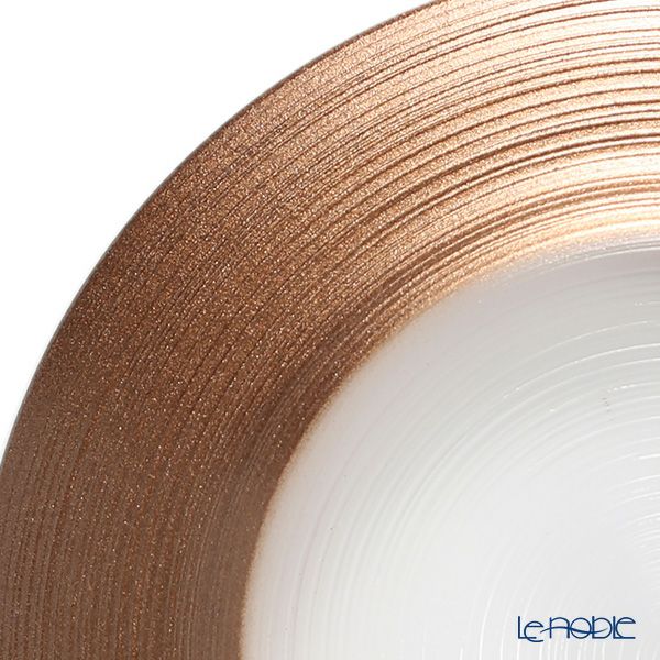 Vetro Felice ヴェトロ フェリーチェ サークル プレート 21cm ブラウン 4枚セット