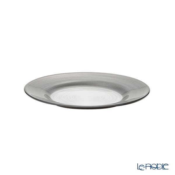 Vetro Felice ヴェトロ フェリーチェ サークル プレート 21cm グレー 4枚セット