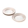 Vetro Felice ヴェトロ フェリーチェ サークル プレート 21cm アイボリー 4枚セット