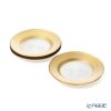 Vetro Felice ヴェトロ フェリーチェ サークル プレート 21cm ゴールド 4枚セット