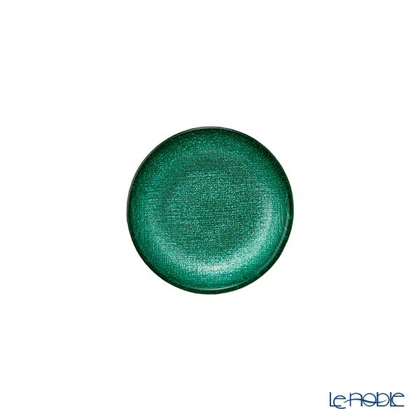 Vetro Felice ヴェトロ フェリーチェ グリッター ミニプレート／豆皿 9cm アクアブルー 4枚セット