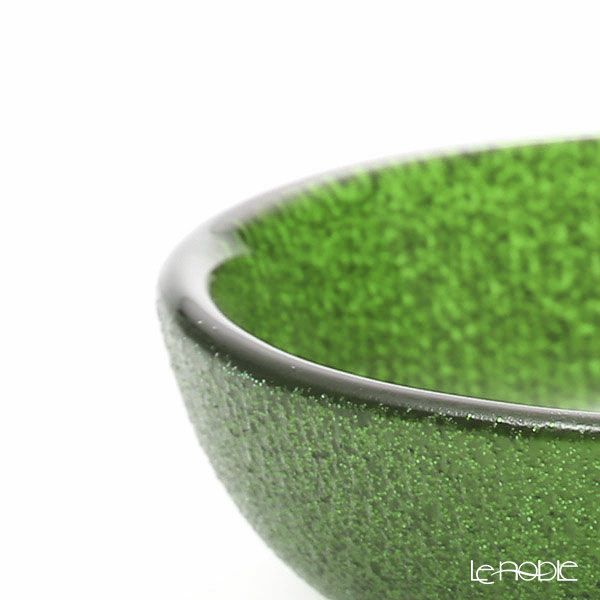 Vetro Felice ヴェトロ フェリーチェ グリッター ミニプレート／豆皿 9cm ライトグリーン 4枚セット