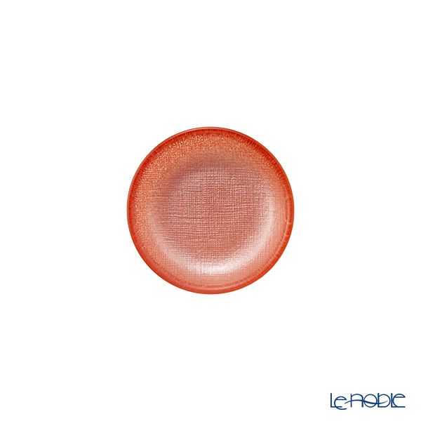 Vetro Felice ヴェトロ フェリーチェ グリッター ミニプレート／豆皿 9cm ヴィンテージローズピンク 4枚セット