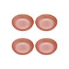Vetro Felice ヴェトロ フェリーチェ グリッター ミニプレート／豆皿 9cm ヴィンテージローズピンク 4枚セット