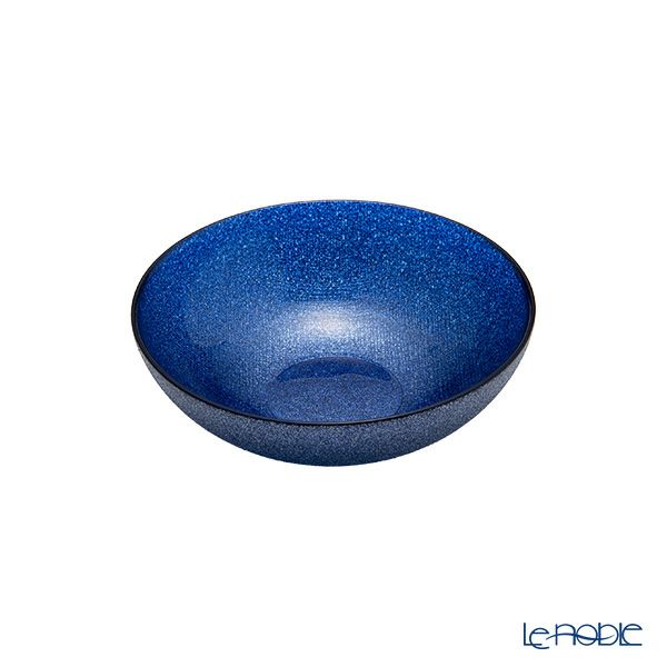 Vetro Felice ヴェトロ フェリーチェ グリッター ロウボウル 14cm ダークブルー ペア