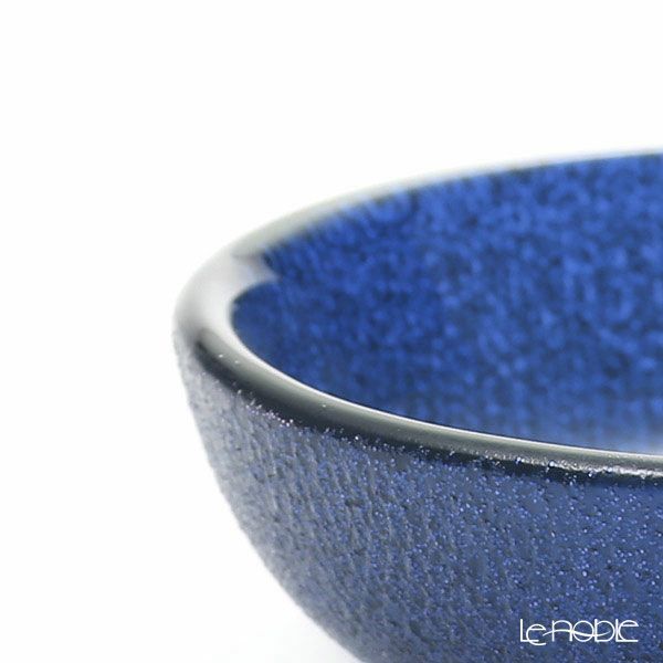 Vetro Felice ヴェトロ フェリーチェ グリッター ロウボウル 14cm ダークブルー ペア