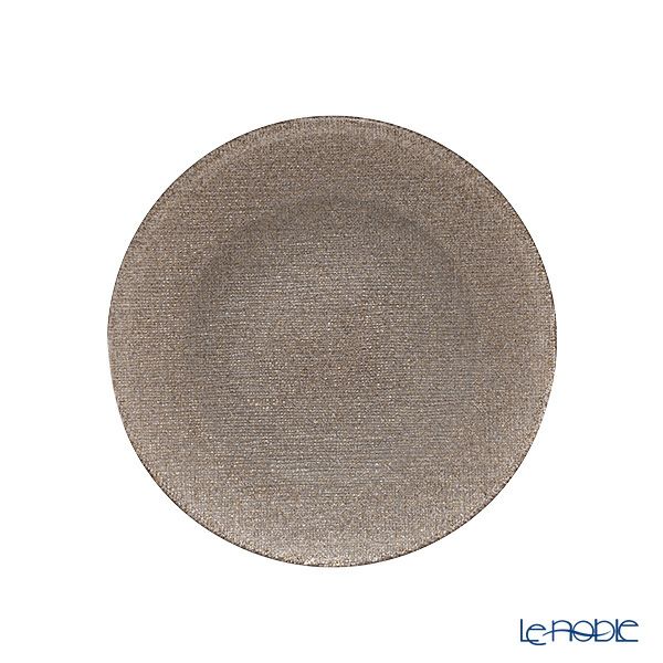 Vetro Felice ヴェトロ フェリーチェ グリッター プレート 17cm ジンジャー 323917B G006 ペア