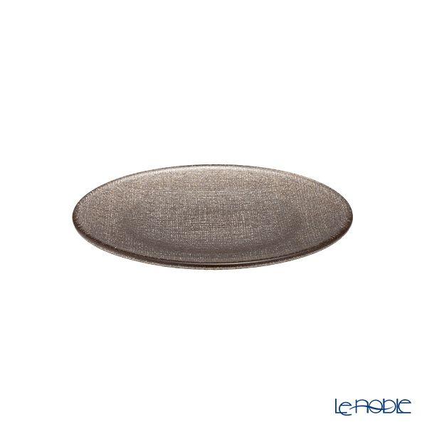 Vetro Felice ヴェトロ フェリーチェ グリッター プレート 17cm ジンジャー 323917B G006 ペア