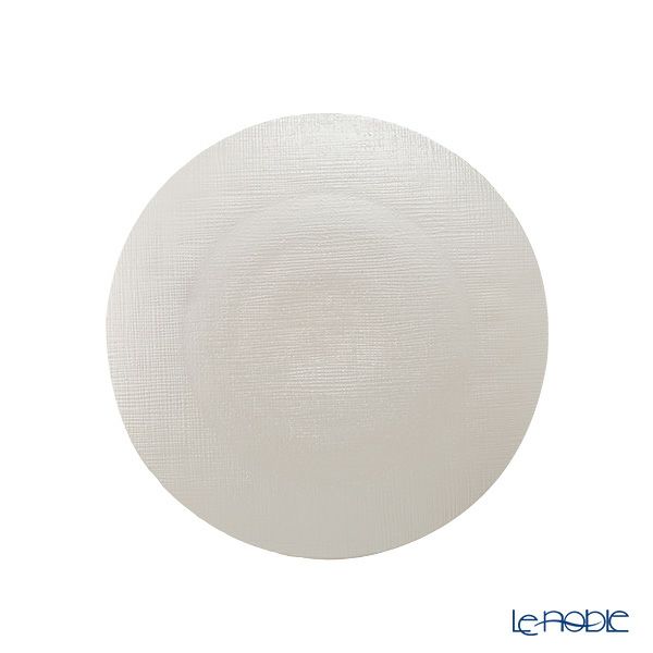 Vetro Felice ヴェトロ フェリーチェ グリッター プレート 17cm ホワイト 323917B G014 ペア