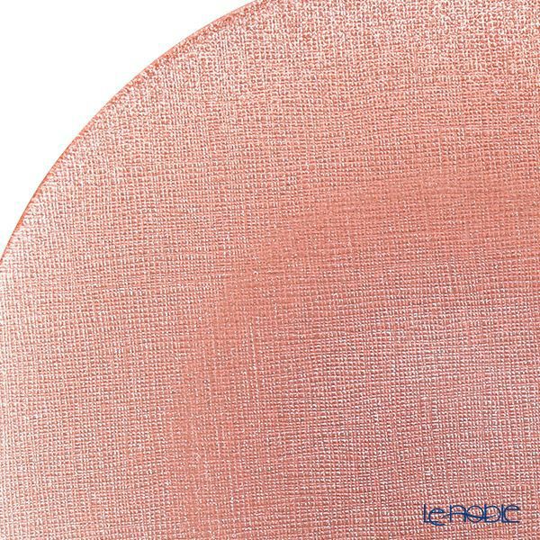 Vetro Felice ヴェトロ フェリーチェ グリッター プレート 17cm ヴィンテージローズピンク 323917B G165 ペア