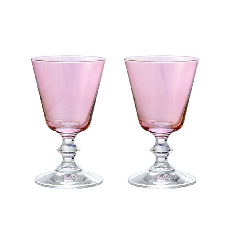 Vetro Felice ヴェトロ フェリーチェ ステラ グラス ピンク 190ml ペア