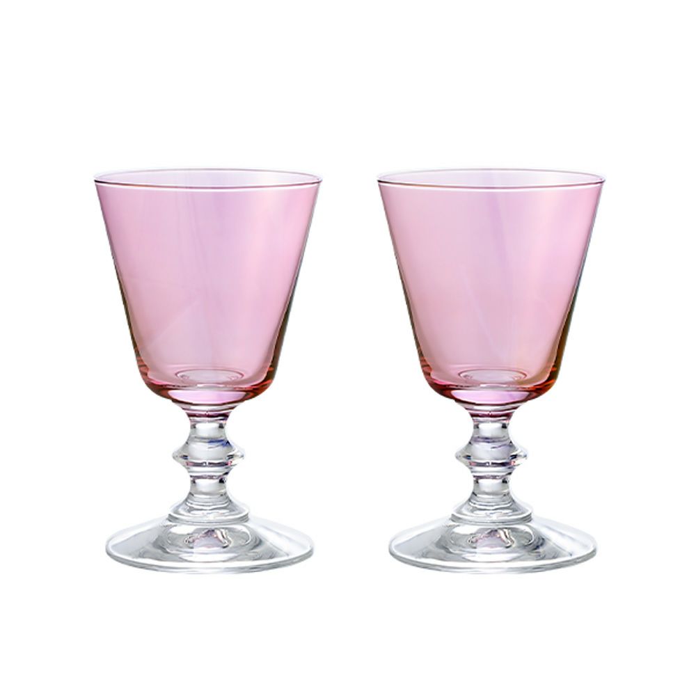 Vetro Felice ヴェトロ フェリーチェ ステラ グラス ピンク 190ml ペア