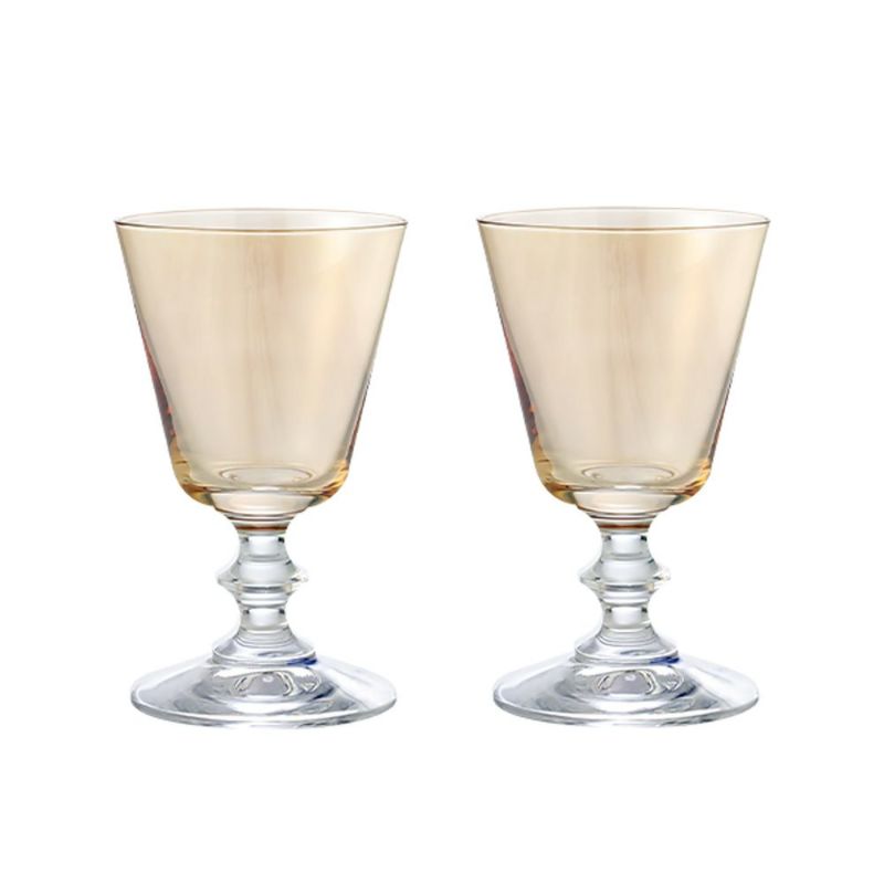 Vetro Felice ヴェトロ フェリーチェ ステラ グラス イエロー 190ml ペア