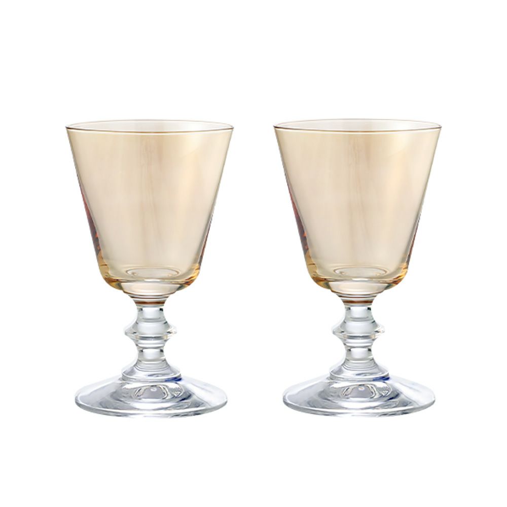 Vetro Felice ヴェトロ フェリーチェ ステラ グラス イエロー 190ml ペア