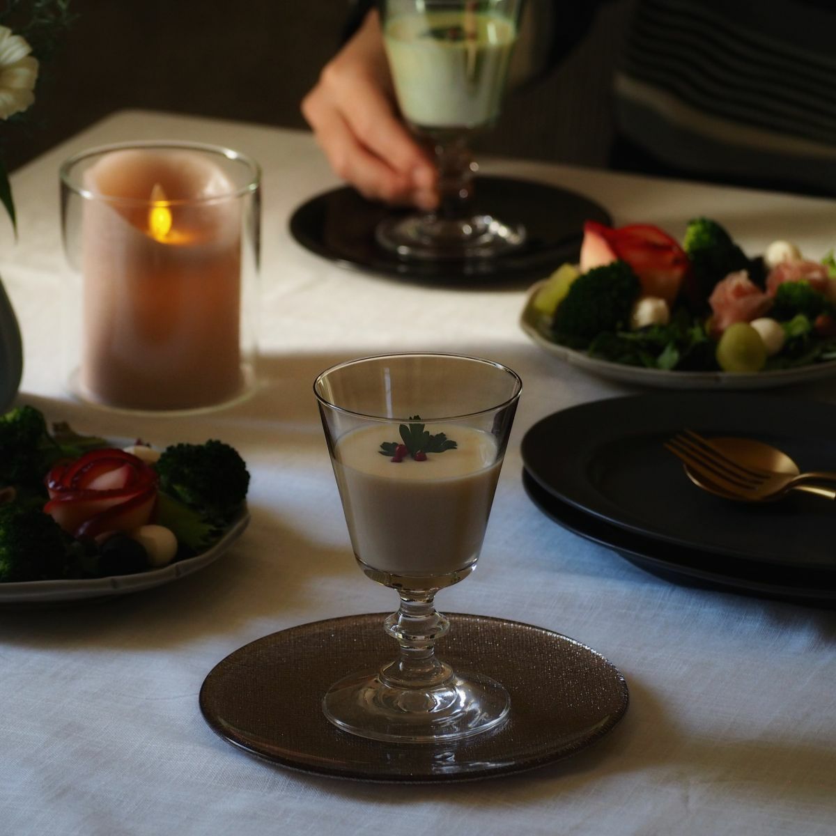 Vetro Felice ヴェトロ フェリーチェ ステラ グラス スモーク 190ml ペア