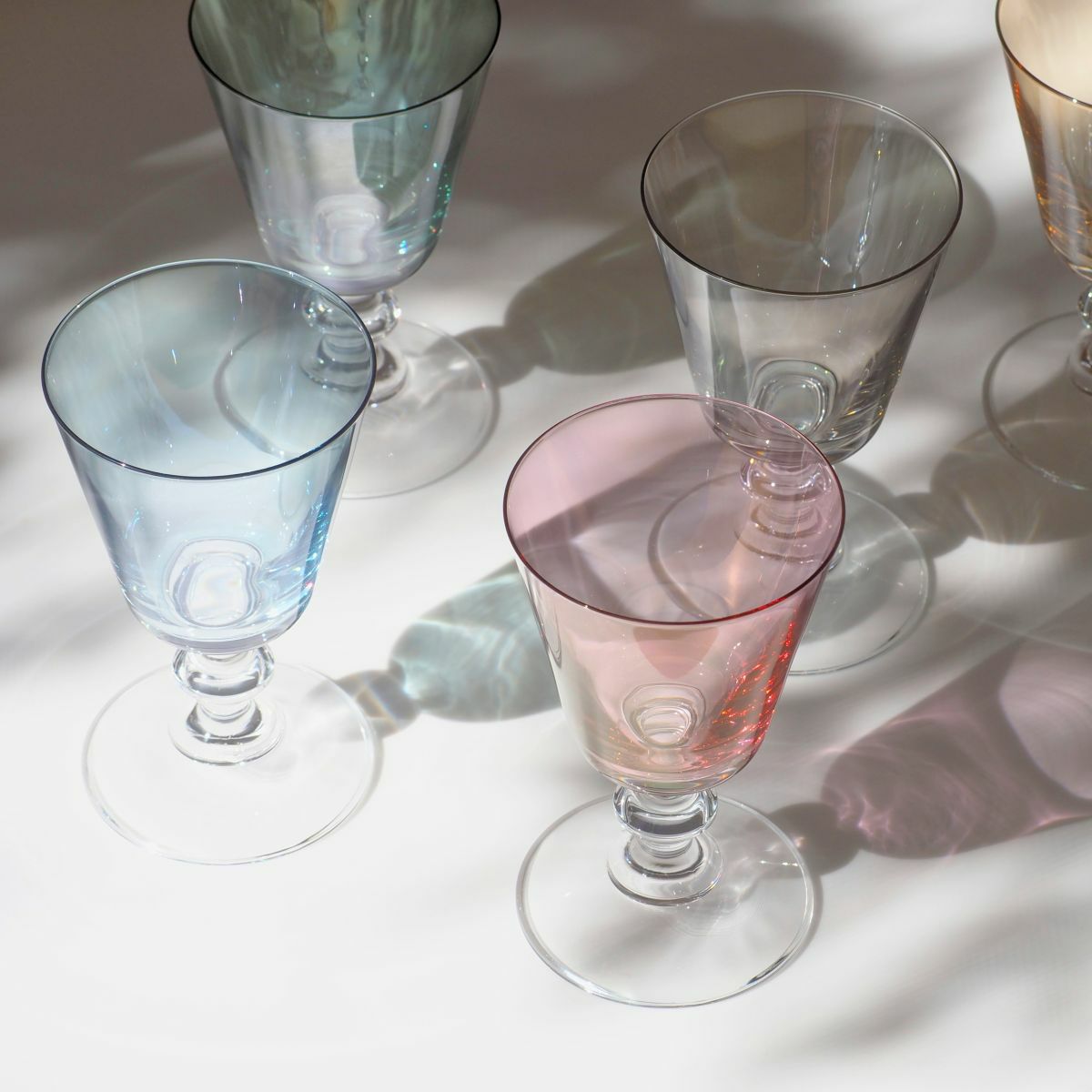 Vetro Felice ヴェトロ フェリーチェ ステラ グラス ブルー＆ピンク 190ml ペア