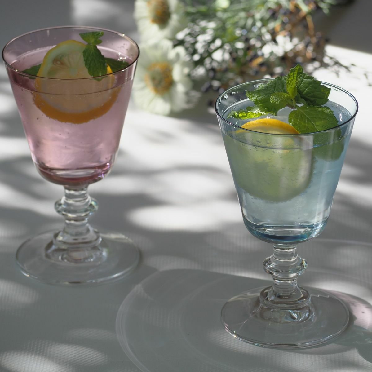 Vetro Felice ヴェトロ フェリーチェ ステラ グラス ブルー＆ピンク 190ml ペア