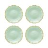 Vetro Felice ヴェトロ フェリーチェ パールクイーン プレート 16cm グリーン 4枚セット