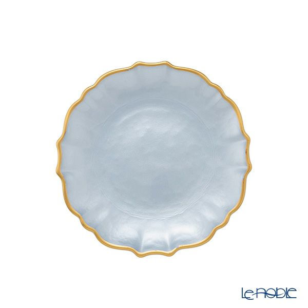 Vetro Felice ヴェトロ フェリーチェ パールクイーン プレート 16cm ブルー 4枚セット