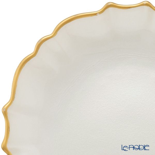 Vetro Felice ヴェトロ フェリーチェ パールクイーン プレート 16cm ホワイト 4枚セット