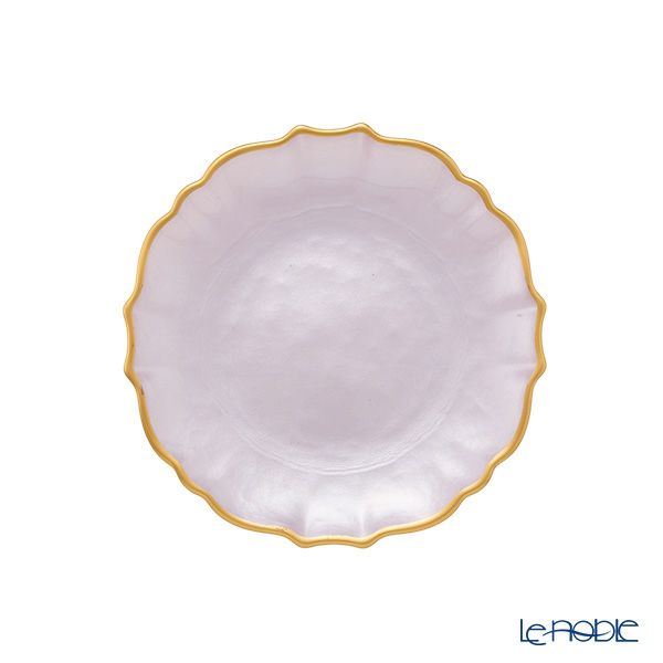 Vetro Felice ヴェトロ フェリーチェ パールクイーン プレート 16cm ライラック 4枚セット