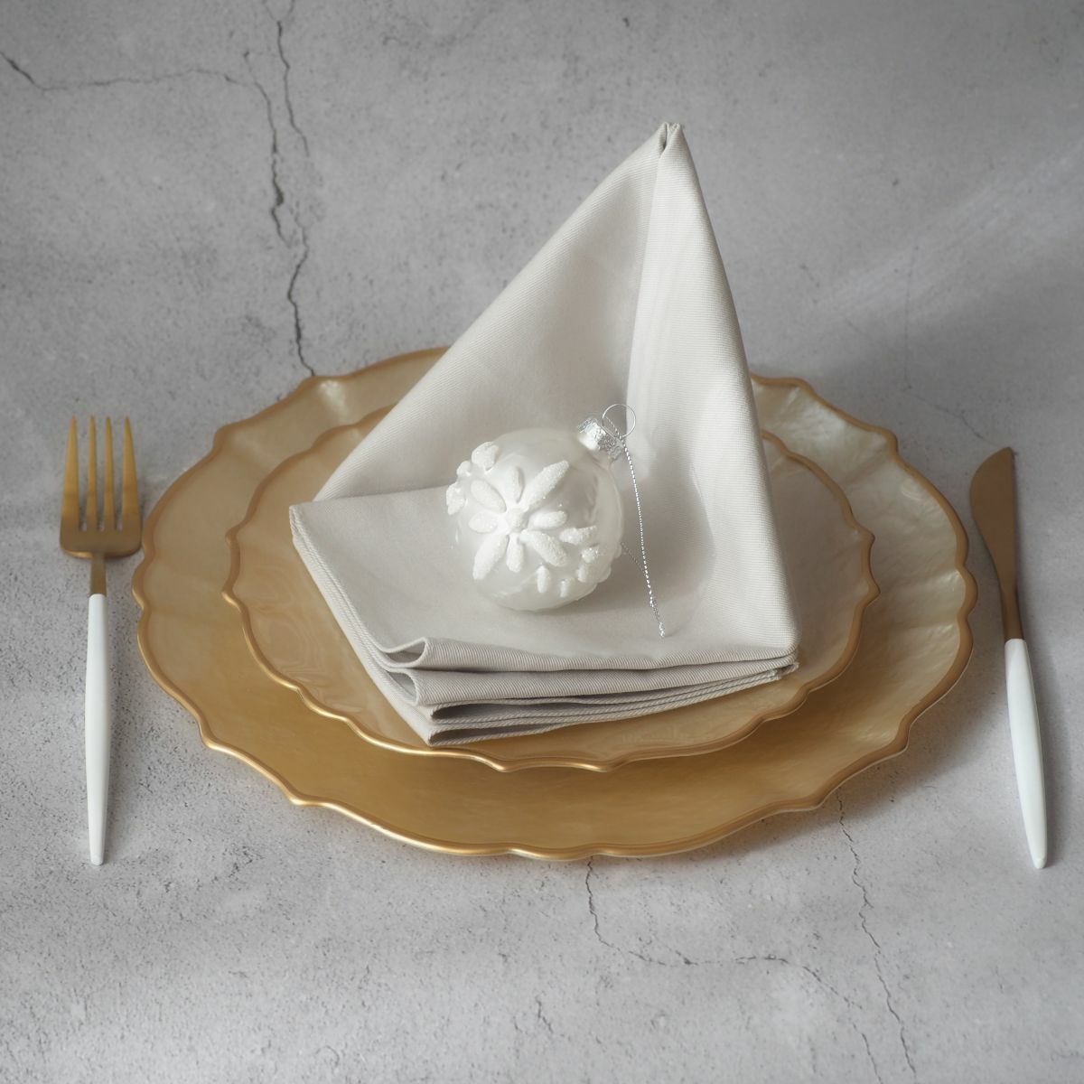 Vetro Felice ヴェトロ フェリーチェ パールクイーン プレート 21cm イエロー 4枚セット