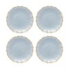 Vetro Felice ヴェトロ フェリーチェ パールクイーン プレート 21cm ブルー 4枚セット