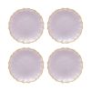 Vetro Felice ヴェトロ フェリーチェ パールクイーン プレート 21cm ライラック 4枚セット