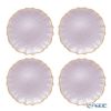Vetro Felice ヴェトロ フェリーチェ パールクイーン プレート 27cm ライラック 4枚セット