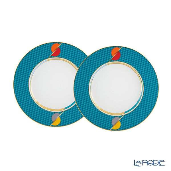 ポルトガル食器 ヴィスタ アレグレ Futurismo フューチャリズム デザートプレート 23cm ペア