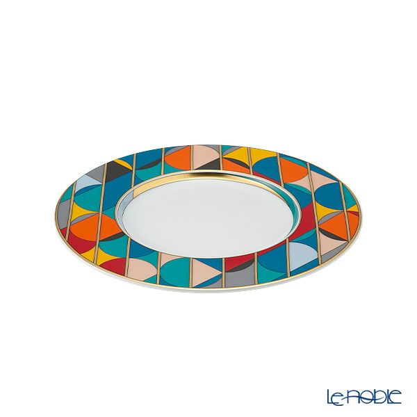 ポルトガル食器 ヴィスタ アレグレ Futurismo フューチャリズム サイドプレート 18.5cm ペア