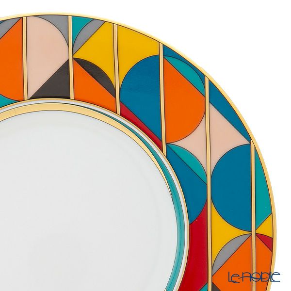 ポルトガル食器 ヴィスタ アレグレ Futurismo フューチャリズム サイドプレート 18.5cm ペア