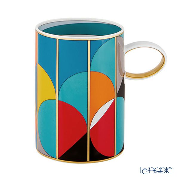 ポルトガル食器 ヴィスタ アレグレ Futurismo フューチャリズム マグカップ 400ml ペア