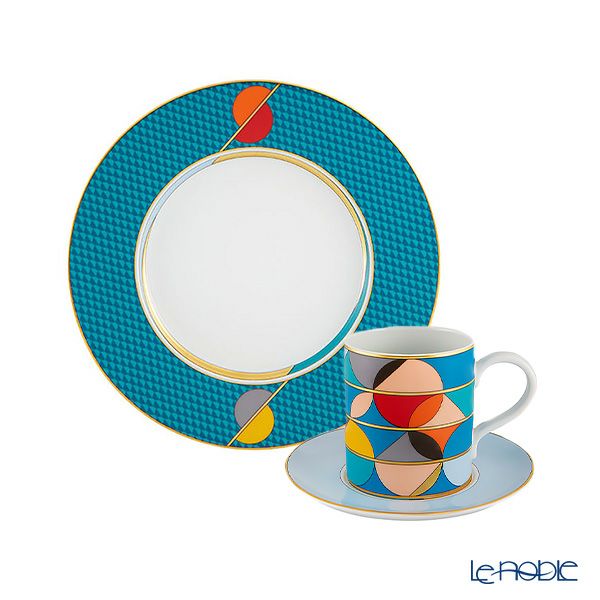 ポルトガル食器 ヴィスタ アレグレ Futurismo フューチャリズム トリオセット ティー