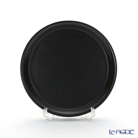 【伝統工芸】輪島塗 プレート／コースター 黒＆赤 ペア