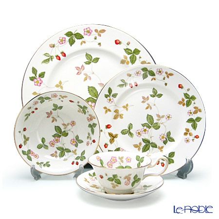 ウェッジウッド（Wedgwood） ワイルドストロベリー スターター4点セット（ピオニー）