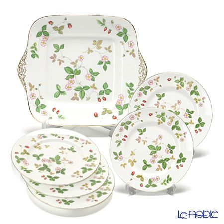 ウェッジウッド（Wedgwood） ワイルドストロベリー パーティーセット
