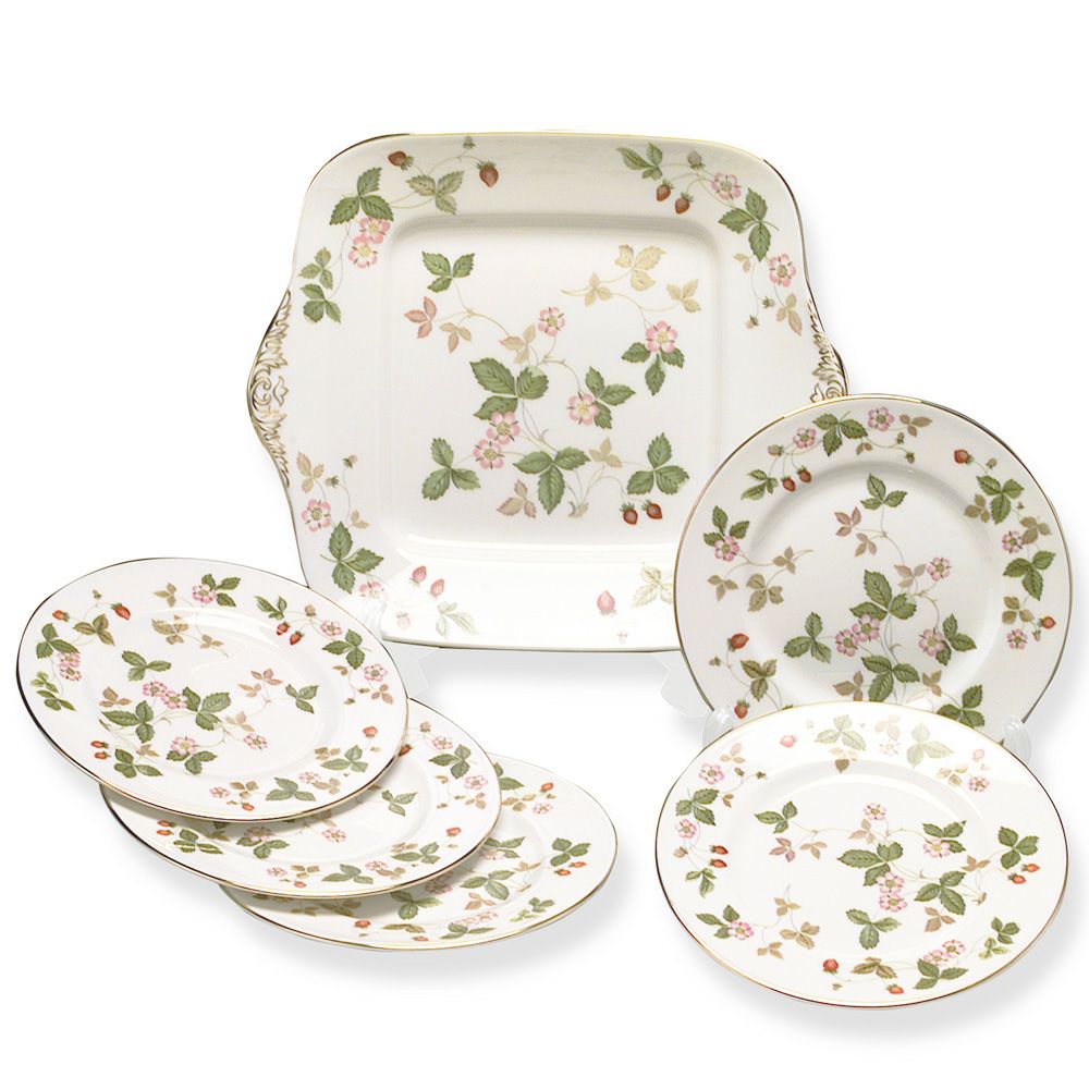 ウェッジウッド（Wedgwood） ワイルドストロベリー パーティーセット